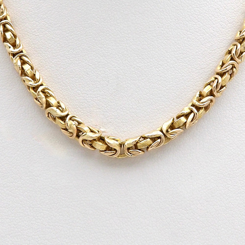 Solid 14k gold - 14k, byzantine