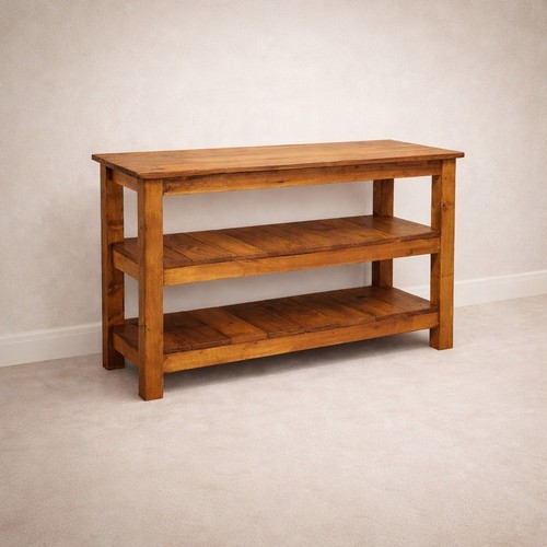 Rustic solid wood shoe - wood,
