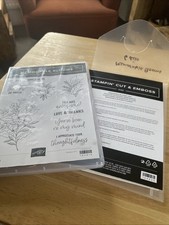 Stampin Up Stamp And Die Set - Memorable Blooms