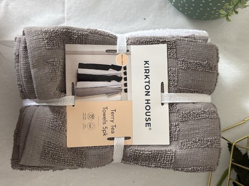 Kirkton house terry tea towels - house,