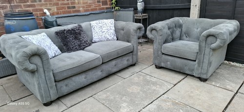 Grey dfs chesterfield - grey,