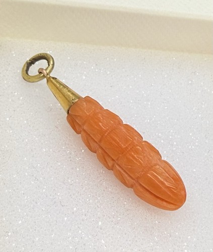 Antique georgian carved coral - georgian,