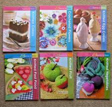 20 TO KNIT & CROCHET BOOKS FRUIT, VEG, FOOD, CAKES PICK & MIX