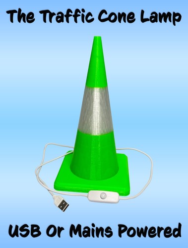 The traffic road cone lamp - cone,