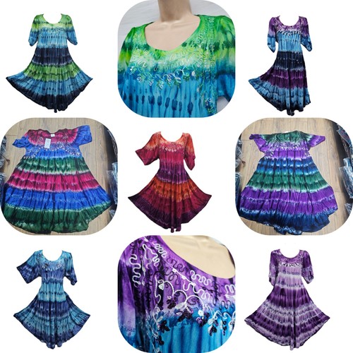 Rayon dress tunic beach - dress,