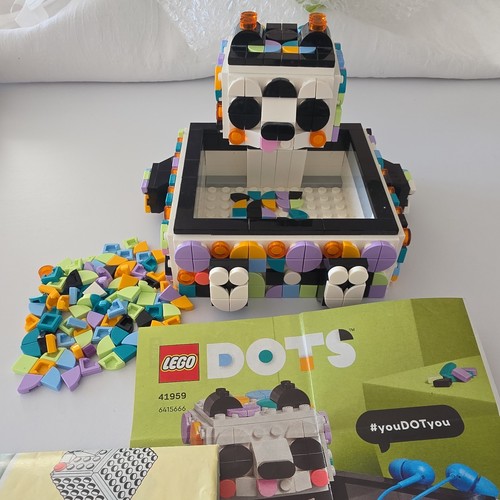 Lego dots cute panda - dots:, tray