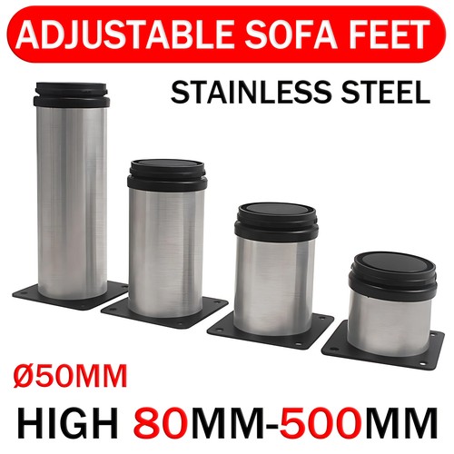 Stainless steel kitchen plinth - stainless,