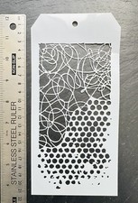 Stencil Background Dots Swirl