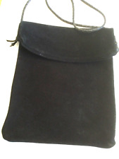 Ladies J & M DAVIDSON Black Suede Shoulder bag