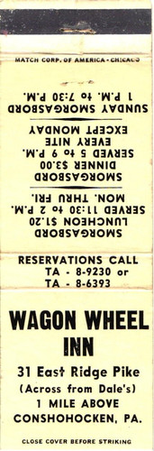 Wagon wheel inn conshohocken - wheel,