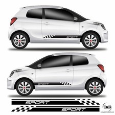 Sport Racing Half Side Stripe