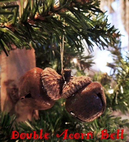 Rustic woodland double acorn - woodland,
