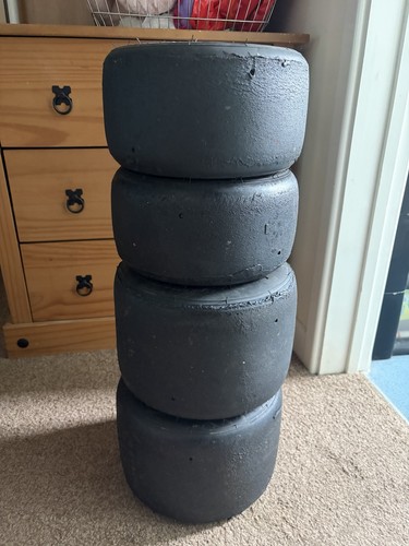 Set komet yellow kart tyres - of,