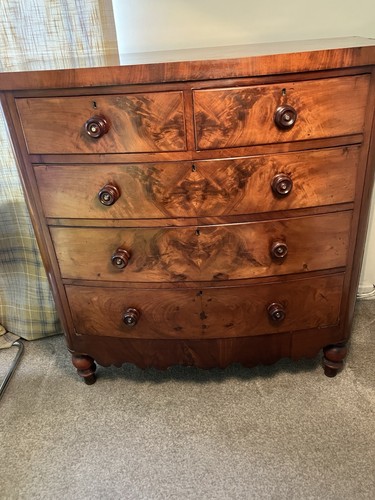 Burr walnut bow - walnut,