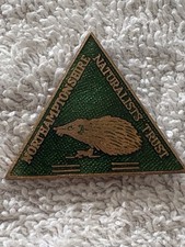 Rare Northamptonshire Naturalists Trust Enamel Pin Badge