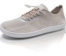 Water Shoes Women Beach, Barefoot Shoes Lightweight Gym Swim Surf(A Beige,5.5UK)