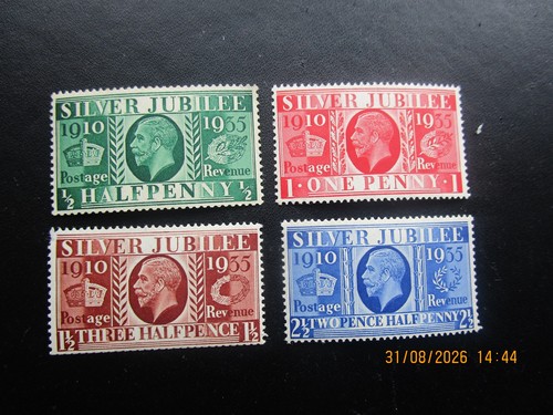1935 silver jubilee mnh - gb,