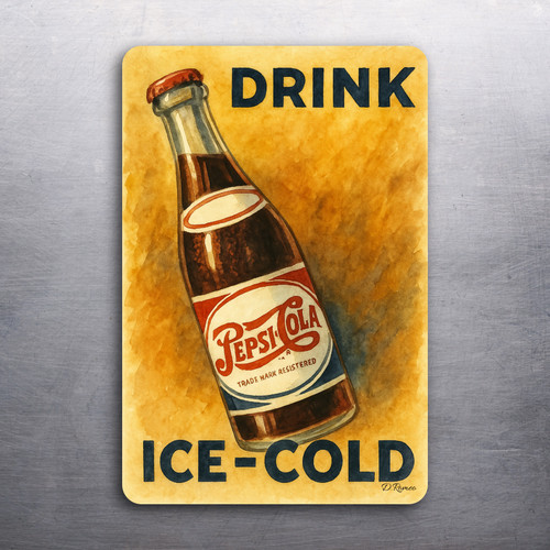Vintage style drink - style, pepsi