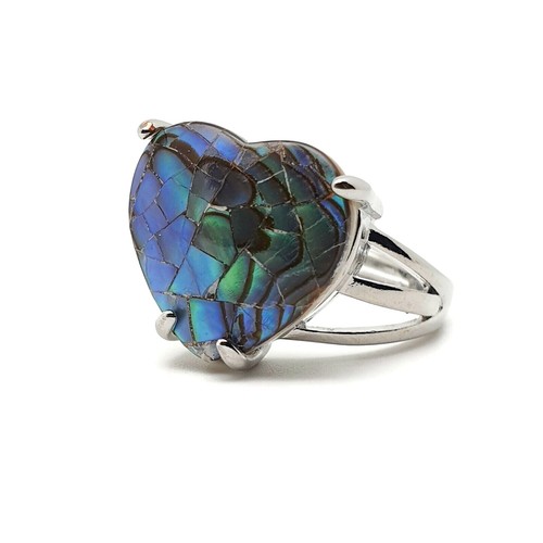 Heart ring natural - heart,