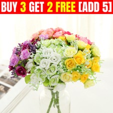 Artificial 21 Heads Rose Silk