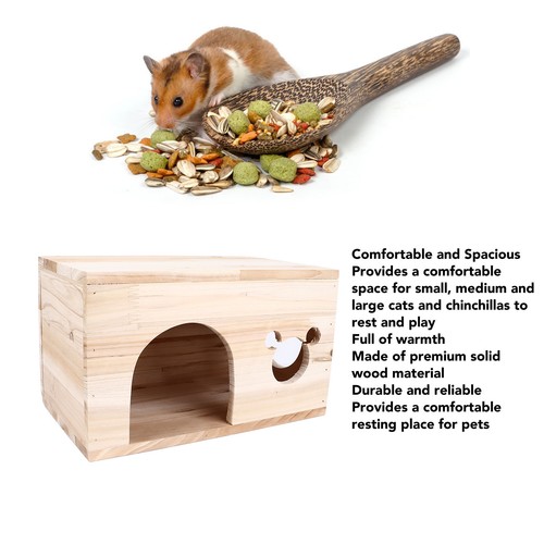 Spacious wooden animal - wooden, hideout