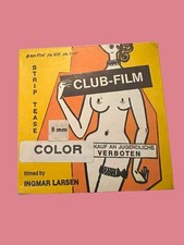 Vintage 8mm Color Film Baby-Doll Striptease Glamour Exotic Sexy German 1960s