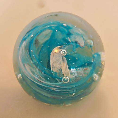 Vintage alum bay art glass - alum,