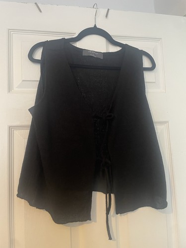 Ladies knitted waistcoat - knitted, size