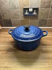 Le Creuset 20cm Blue Casserole
