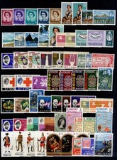 COMMONWEALTH QEII MINT/USED COLLECTION, x4 hagner sheets (#62)