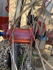 Very rare Retro, Draco Goldtec Hub, Mountain bike, Retro, Red, Hub OR Wheel