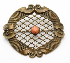 Vintage Art Nouveau Deco Brass