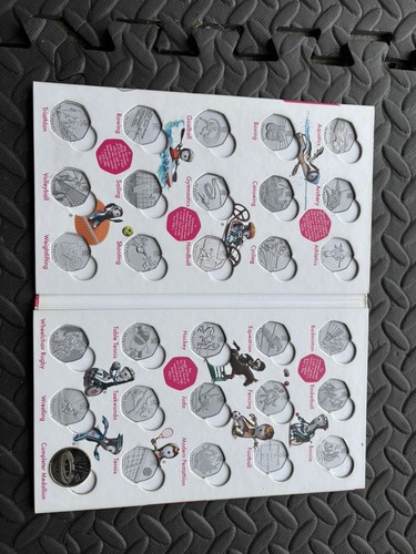 Olympic 50p album and