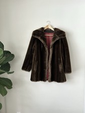 VTG 80s Faux Fur Coat Tissavel