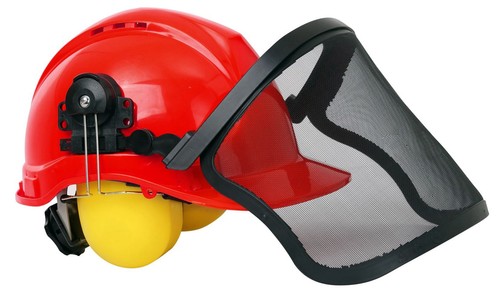 Safety chainsaw helmet hard - chainsaw,