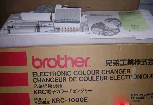 Brother knitting machine - knitting,
