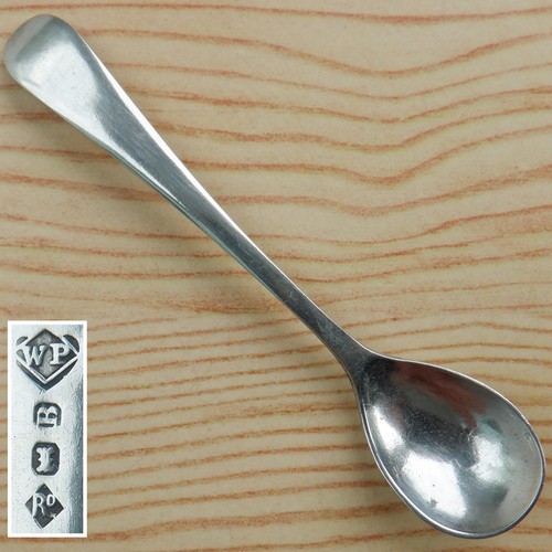 Vintage mustard salt spoon - mustard,