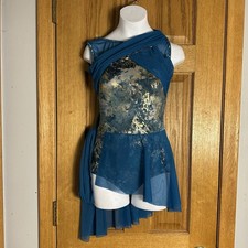 Pumpers Dancewear Teal Gold