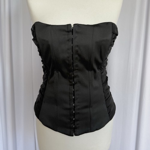 Vintage clubwear boned black