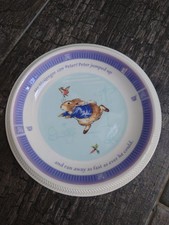 PETER RABBIT  PLATE, BEATRIX