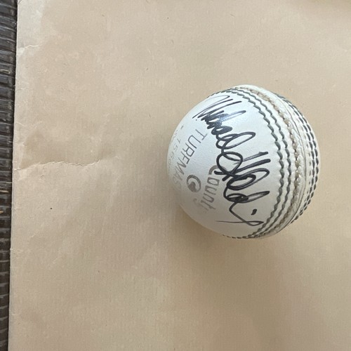 Autographed white cricket - autographed,