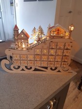 Light Up Wooden Village Advent Calendar