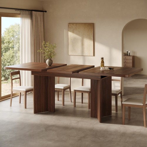 Extendable dining table - extendable,