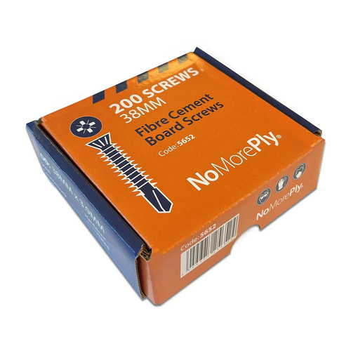 Fibre cement board - board, screws