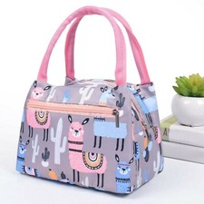 Thermal Insulated Lunch Bag Cool Bag Picnic Adult Kids Lunch Box Food Storage