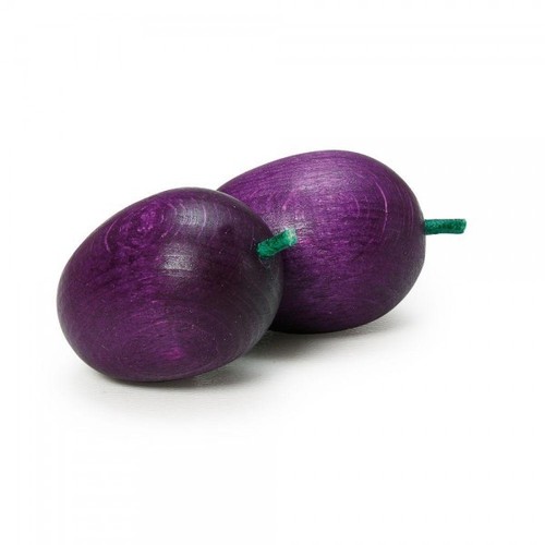 Wooden fruit plums kids - x,