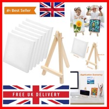 6PCS Mini Canvas with 1PCS