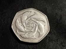 1997 Gibraltar 50p - Dolphins 