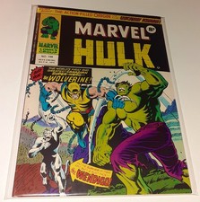 MIGHTY WORLD OF MARVEL no.198 UK 1976 Incredible Hulk no.181 1st app WOLVERINE