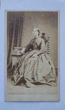 CDV OF SEATED VICTORIAN LADY
